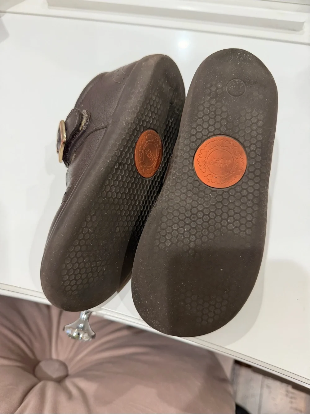 Livie & Luca Brown Mary Jane Shoes with Buckle